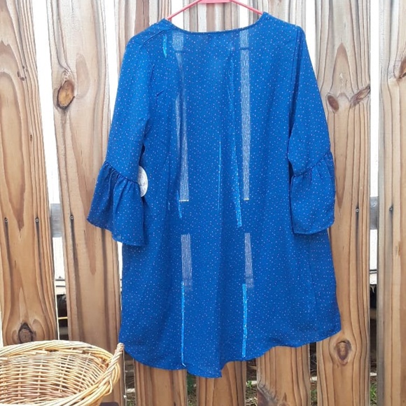 Gypsies & Moondust Kimono Duster Flared Sleeves M - Picture 4 of 7